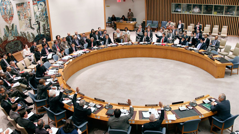 คณะมนตรีความมั่นคงแห่งสหประชาชาติประชุมเกี่ยวกับสถานการณ์ตะวันออกกลาง